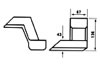 Joint d'angle en élastomère