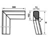 Joint d'angle en élastomère