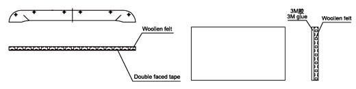 Automobile Woolen Felt, Chemical Fiber Felt